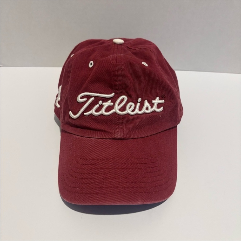 Titleist Vintage Ou Sooners Hat Adjustable Baseball Cap Ncaa Unisex Mens Maroon